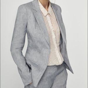 Linen blazer suit jacket from Long Tall Sally